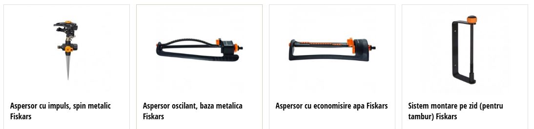 aspersoare Fiskars pentru udare gradina 